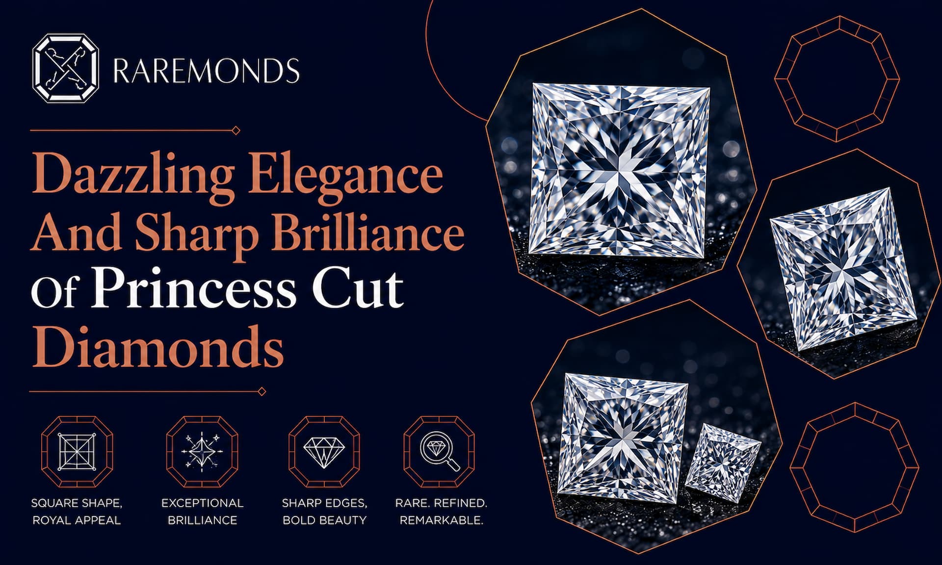 Dazzling Elegance And Sharp Brilliance Of Princess Cut Diamonds