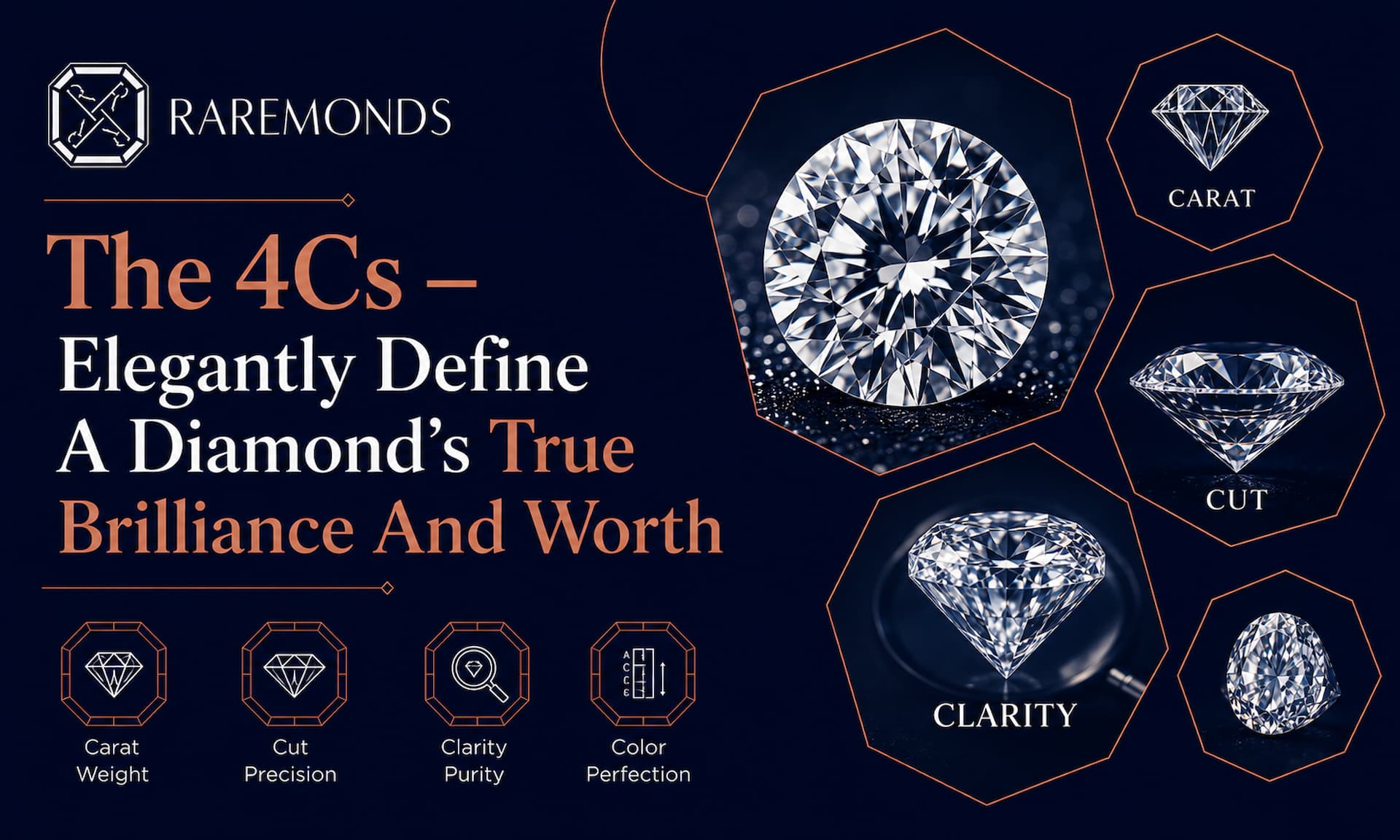 The 4Cs – Elegantly Define A Diamond’s True Brilliance And Worth