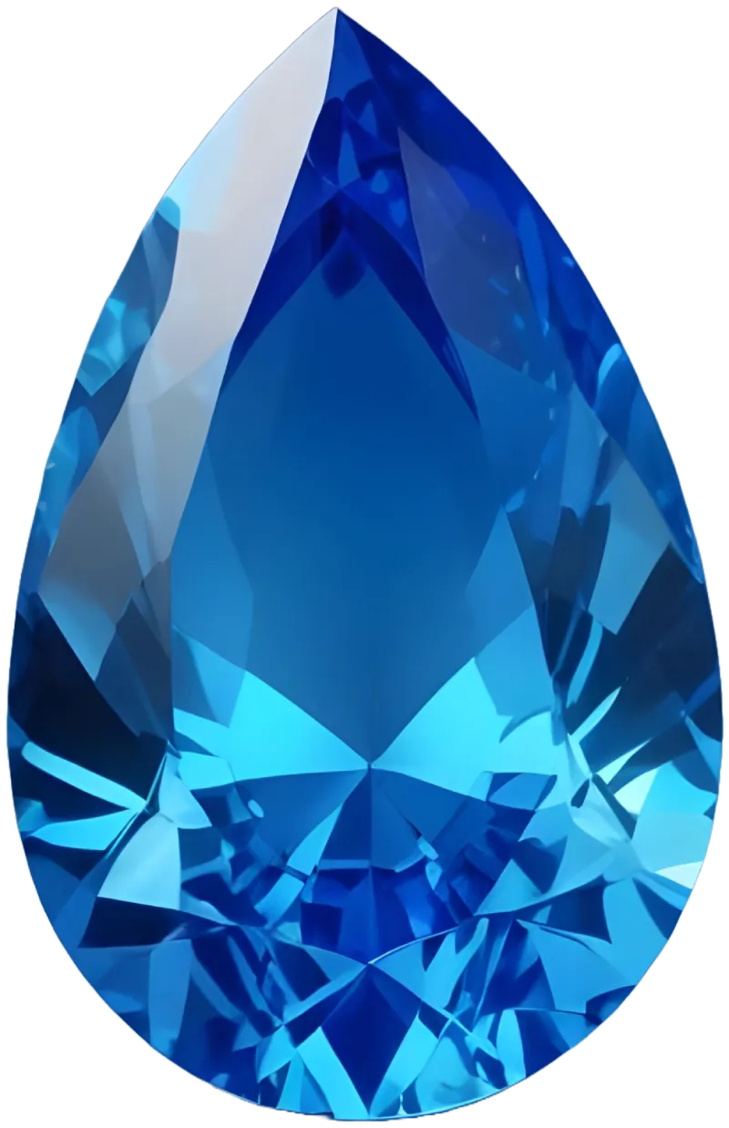 Blue diamonds get their colour from trace amounts of boron within the crystal structure, making them exceptionally rare.