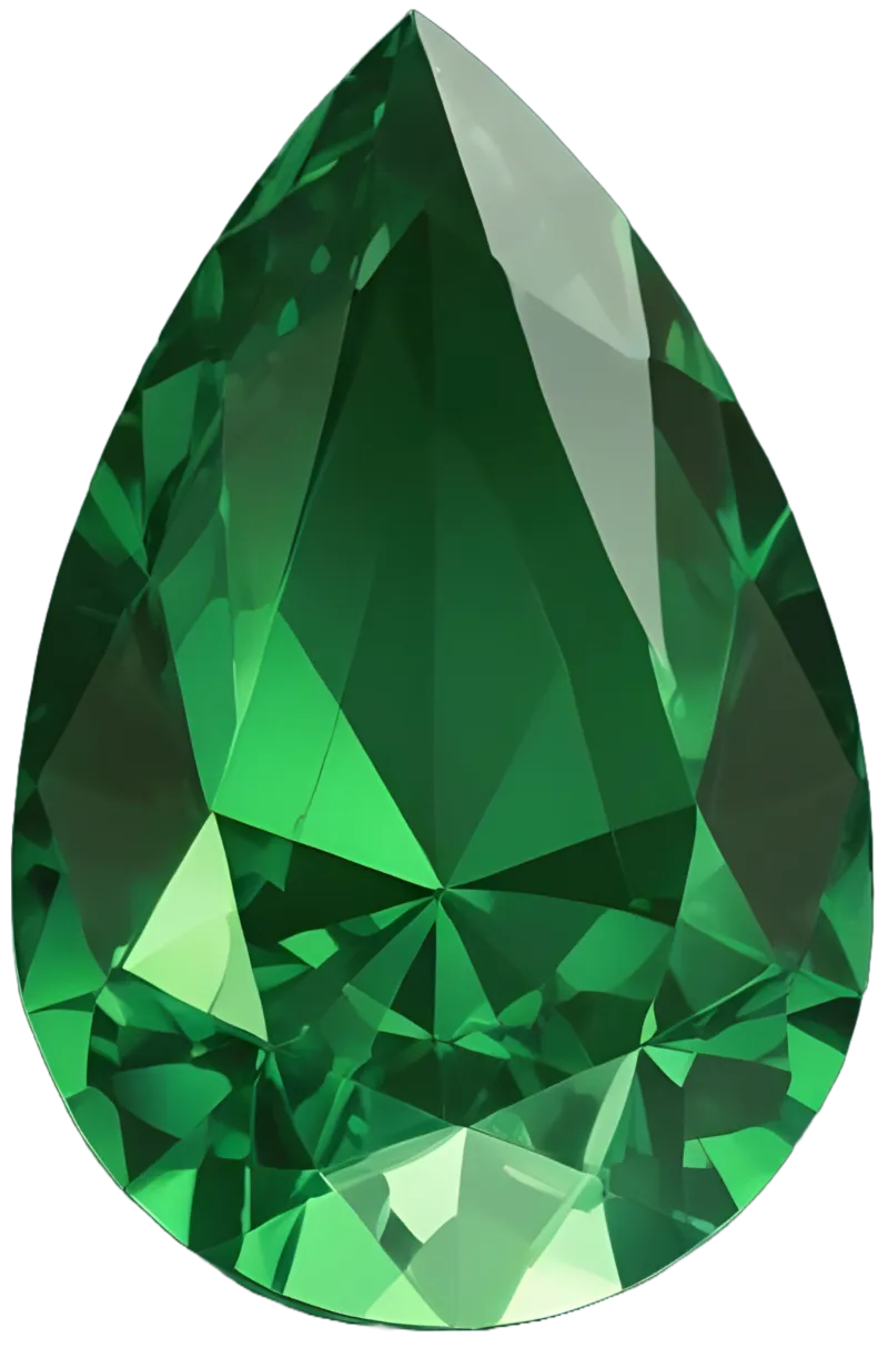 Green diamonds derive their colour from exposure to natural radiation over millions of years, making them incredibly rare.