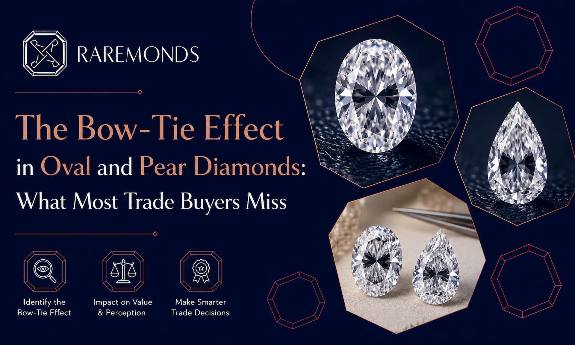 The Bow-Tie Effect in Oval and Pear Diamonds What Most Trade Buyers Miss