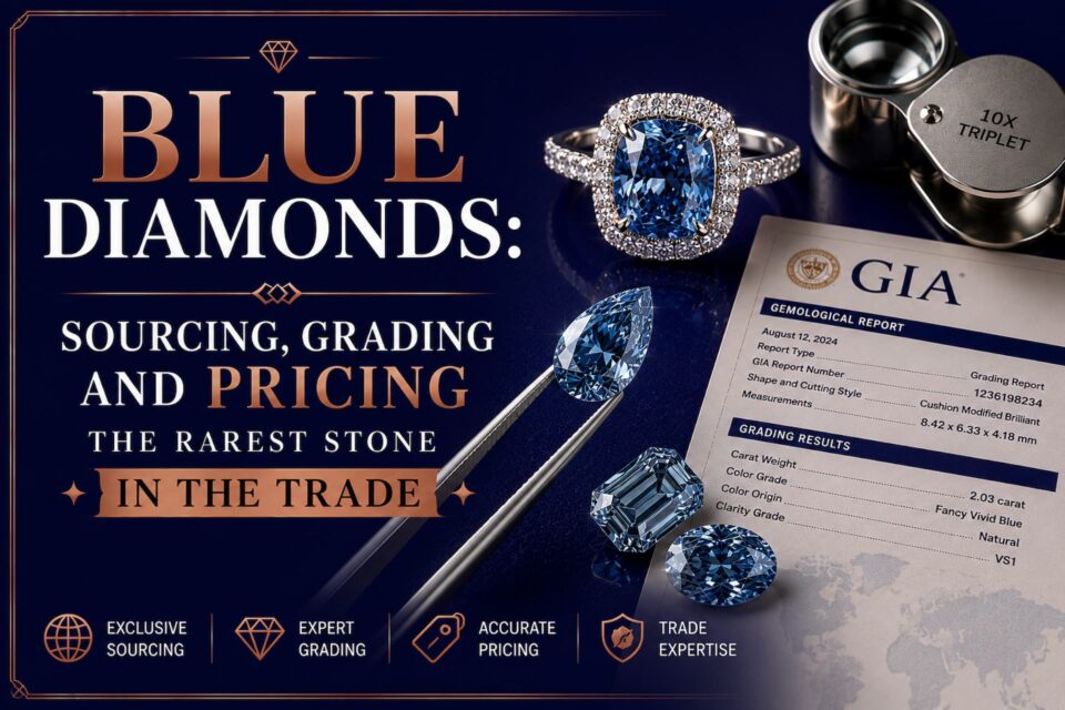 Blue Diamonds Sourcing, Grading and Pricing the Rarest Stone in the Trade