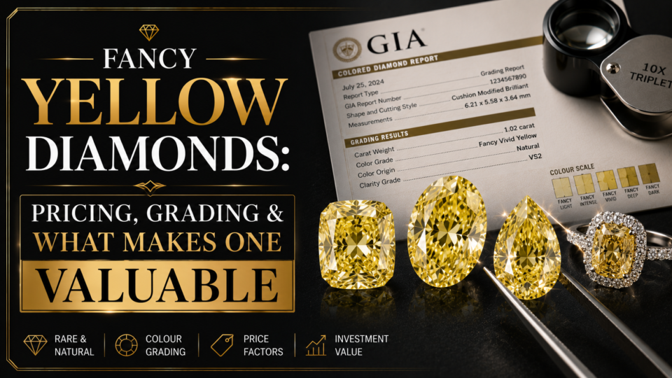 Fancy Yellow Diamonds Pricing, Grading & What Makes One Valuable