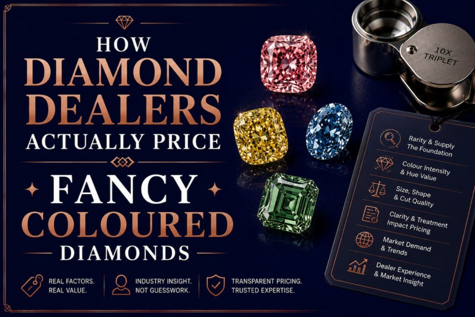 How Diamond Dealers Actually Price Fancy Coloured Diamonds