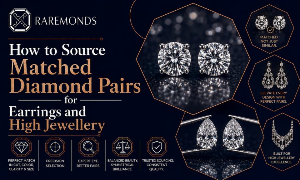 How to Source Matched Diamond Pairs for Earrings and High Jewellery