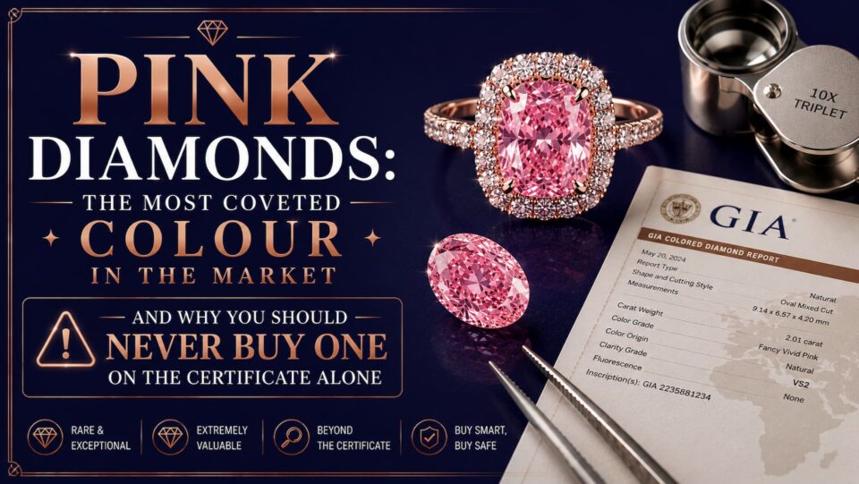 Pink Diamonds: The Most Coveted Colour in the Market — and Why You Should Never Buy One on the Certificate Alone
