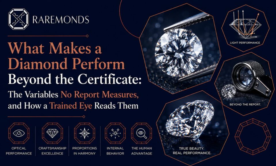 What Makes a Diamond Perform Beyond the Certificate The Variables No Report Measures, and How a Trained Eye Reads Them