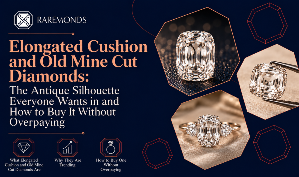 Elongated Cushion and Old Mine Cut Diamonds: The Antique Silhouette Everyone Wants in 2026, and How to Buy It Without Overpaying