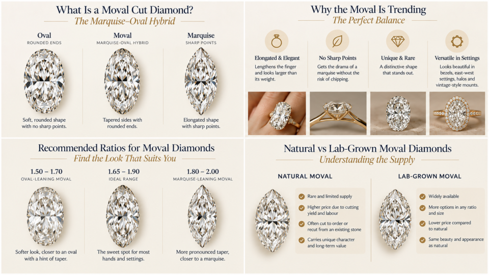 Natural vs Lab grown moval daimonds Natural vs Lab grown moval daimonds