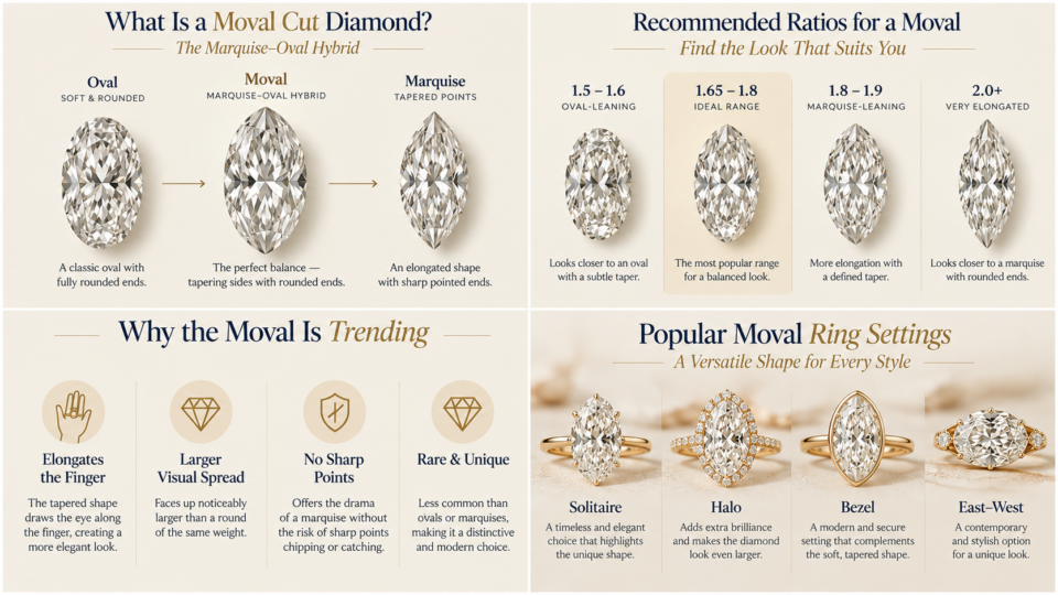 What is Moval cut daimonds What is Moval cut daimonds