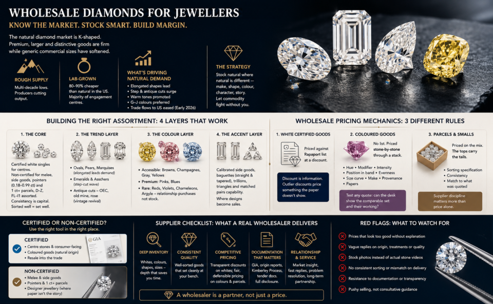 Wholesale diamonds for jewellers know the market stock smart build margin Wholesale diamonds for jewellers know the market stock smart build margin