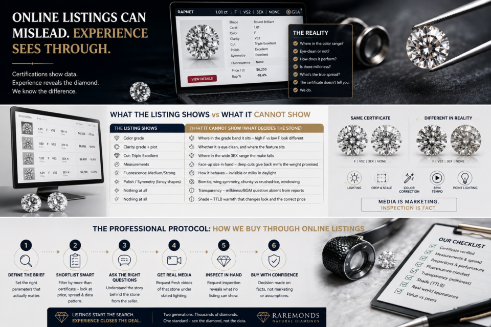 online listings can mislead experience sees through online listings can mislead experience sees through