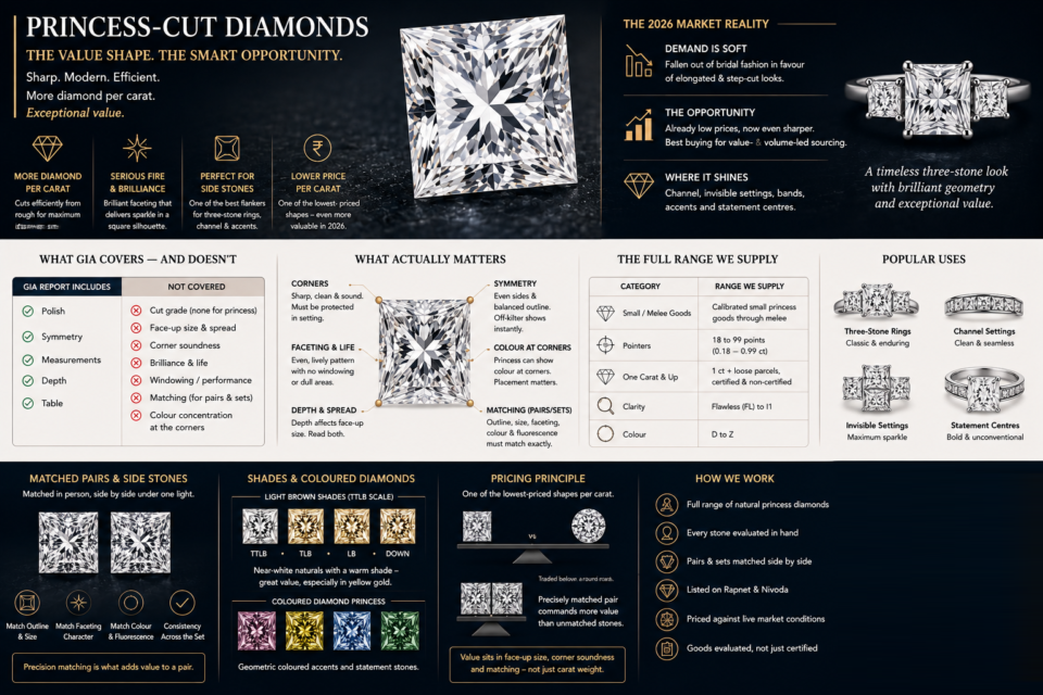 princess cut diamonds the value the smart opportunity